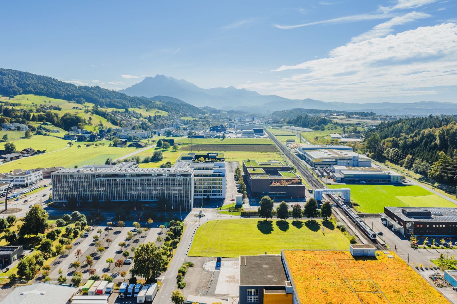 Blick vom Rontal auf den Pilatus